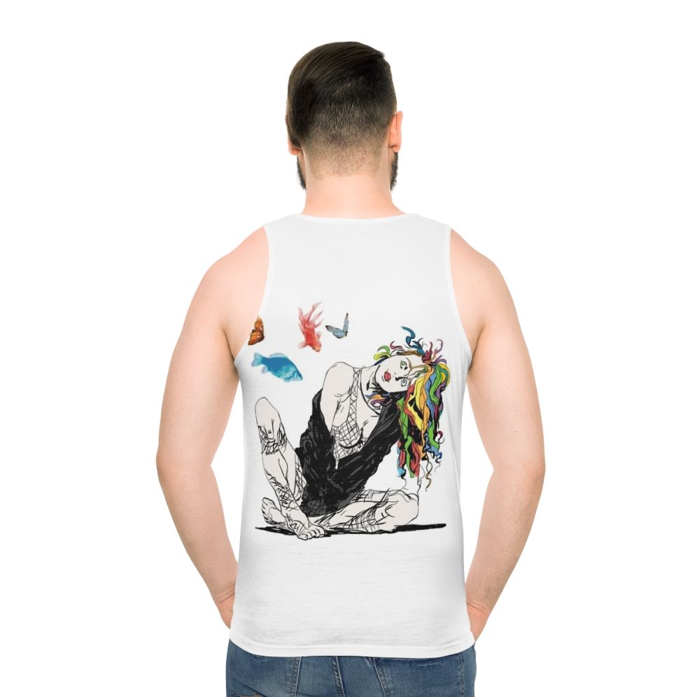 Sandman Delirium Vertigo Comics Unisex Tank Top - men back