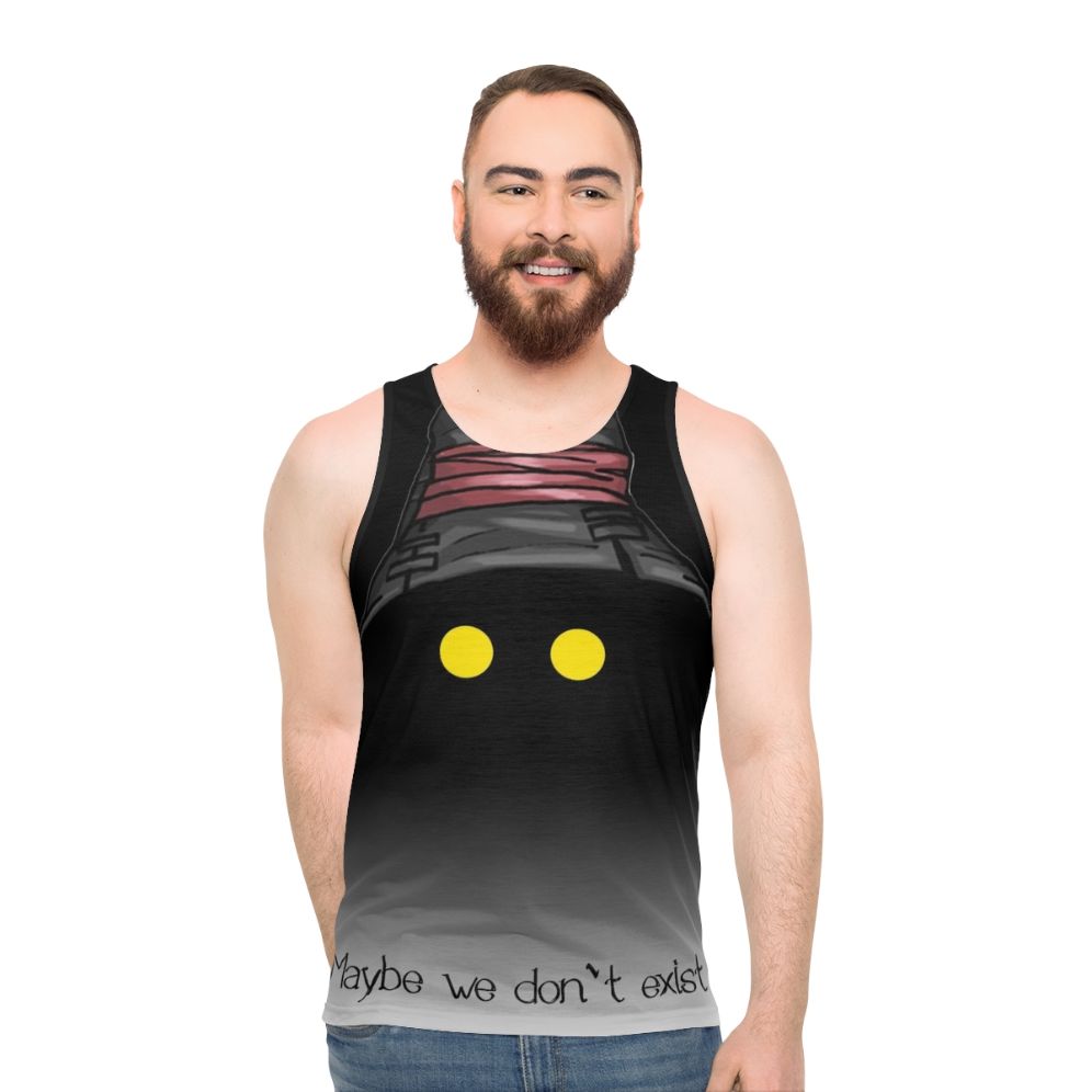 Final Fantasy IX Vivi "Maybe We Don't Exist" Unisex Tank Top - men