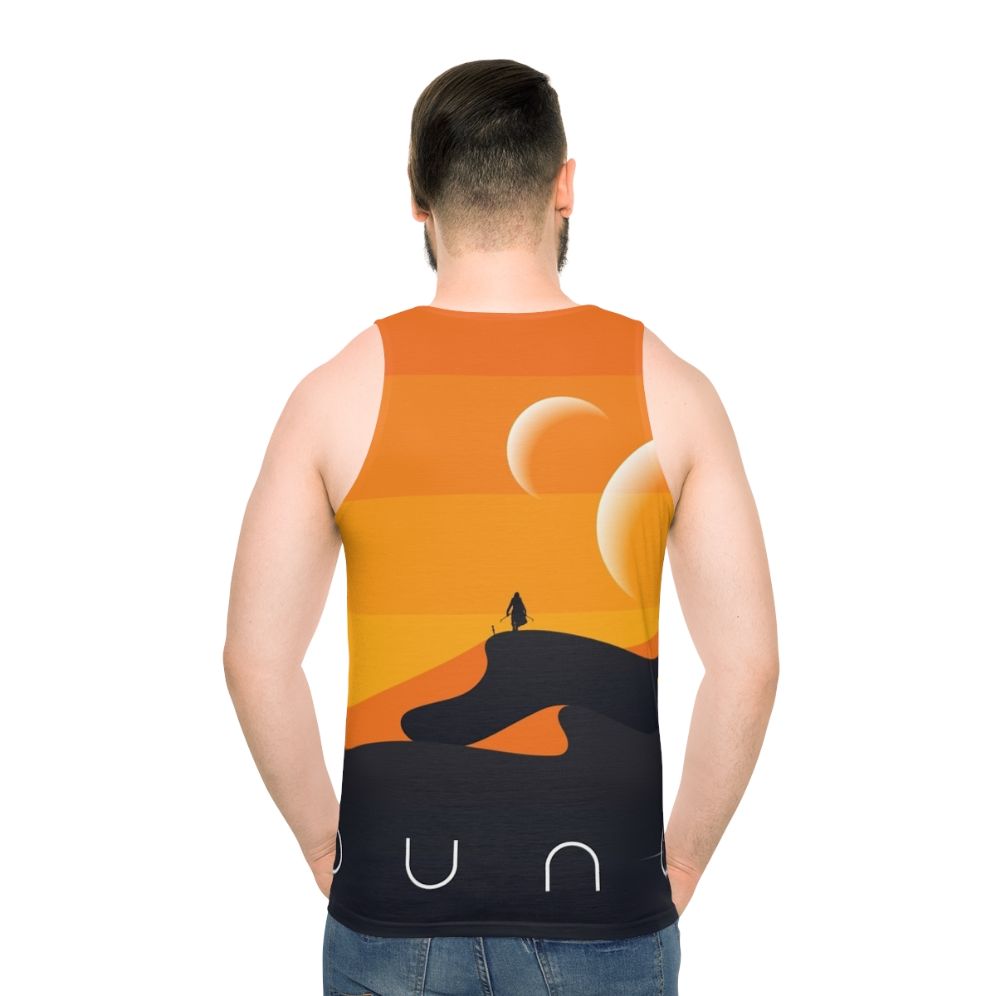 Dune 2021 Arrakis Poster Unisex Tank Top - men back