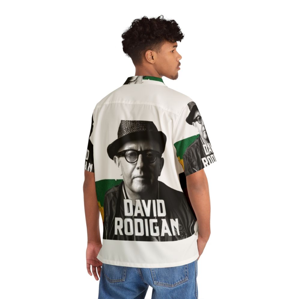 David Rodigan Hawaiian Shirt with Tropical Print Design - People Back