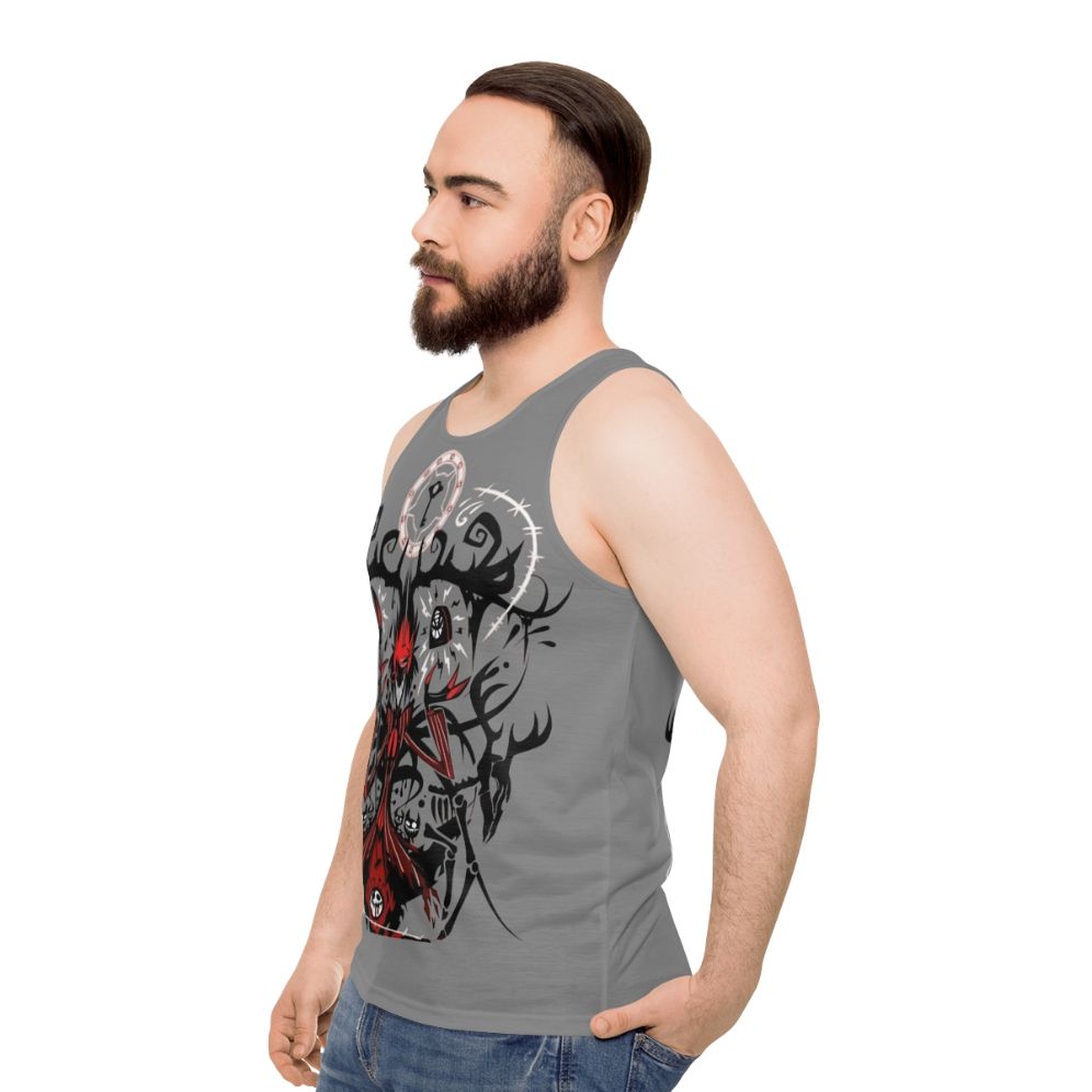 Hazbin Hotel Alastor Unisex Tank Top - men side