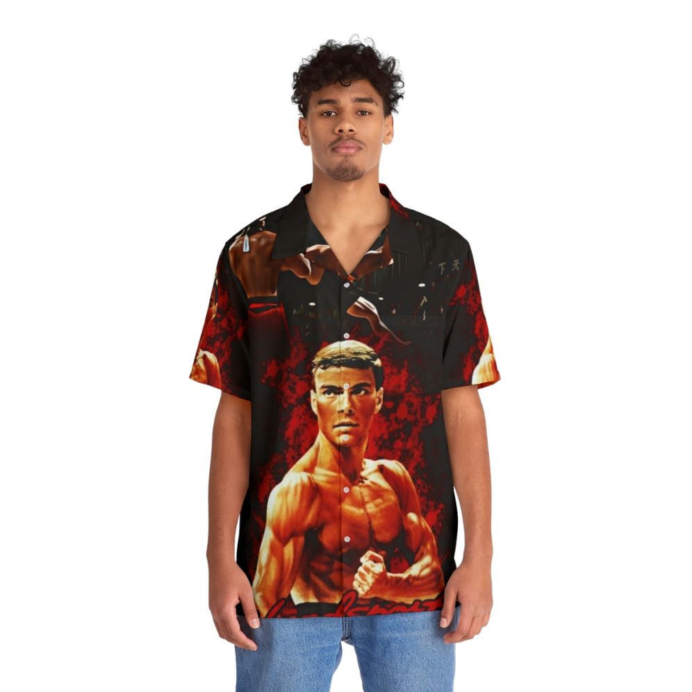 Bloodsport Hawaiian Shirt featuring Jean Claude Van Damme - People Front