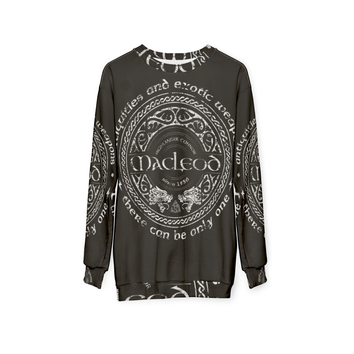 Highlander Connor Macleod Celtic Immortals Sweatshirt - hanging