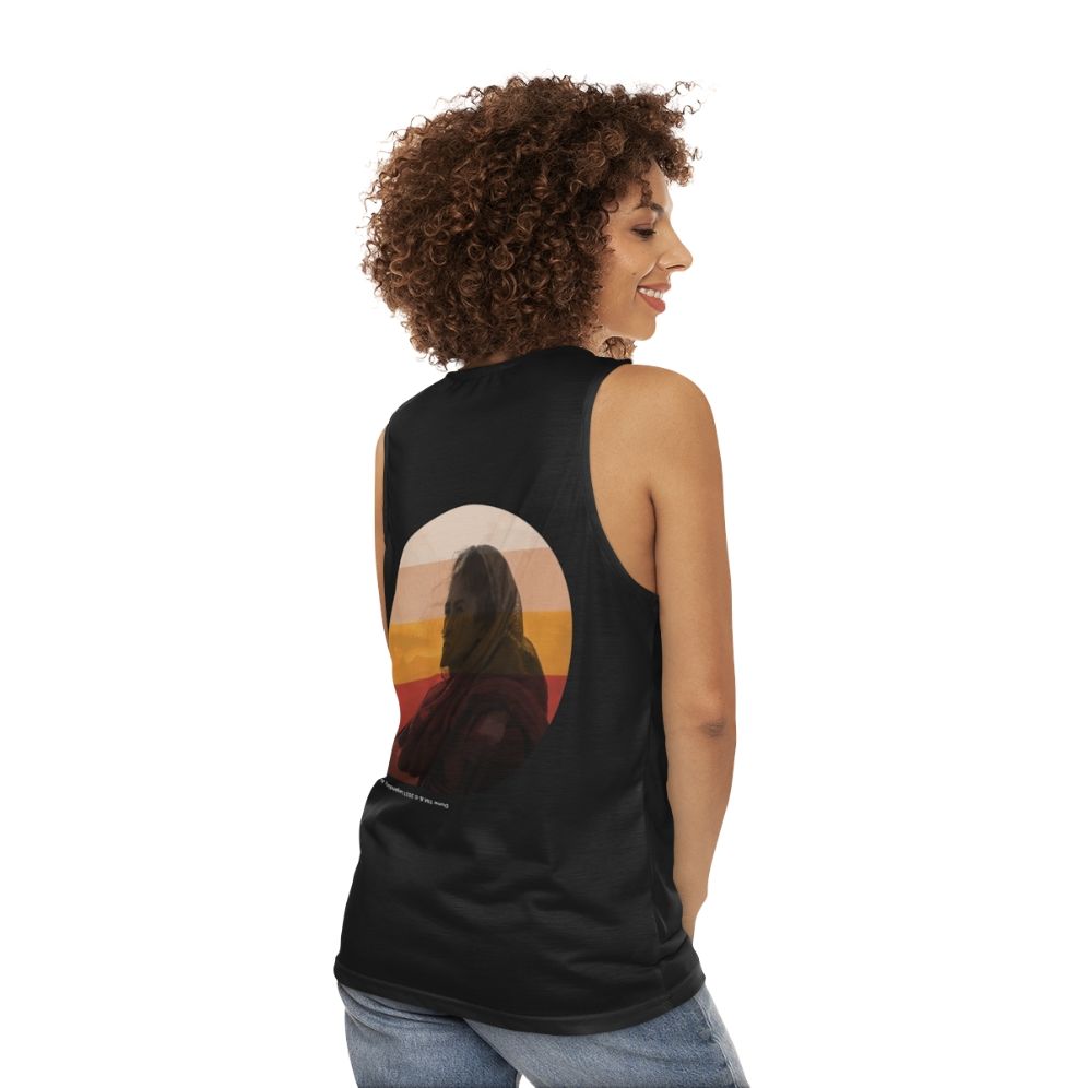 Dune 2020 Movie Fan Art Unisex Tank Top - women back