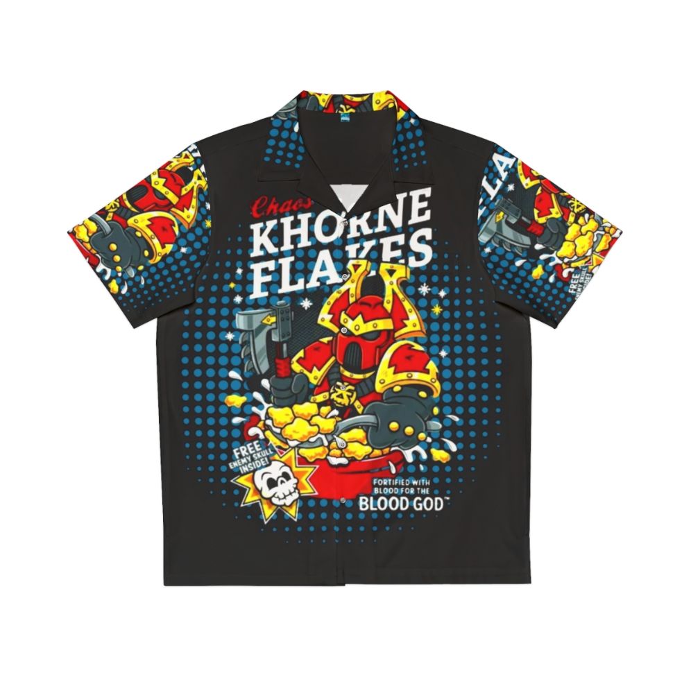 Chaos Reigns Hawaiian Shirt featuring occult and satanic imagery