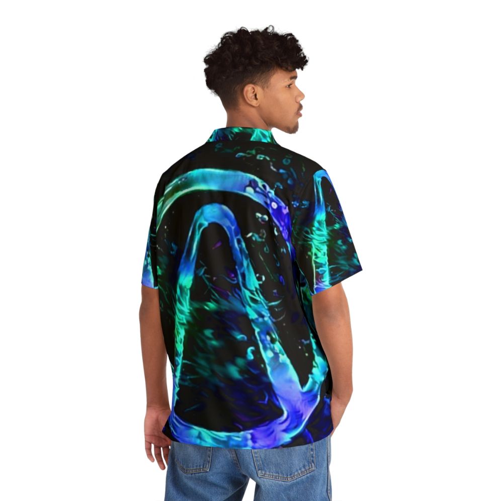 Borderlands Vault Hunter Black Light Hawaiian Shirt - People Back