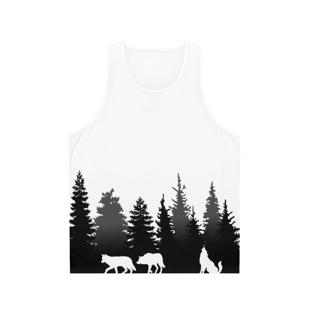 Wolves Unisex Nature Inspired Tank Top