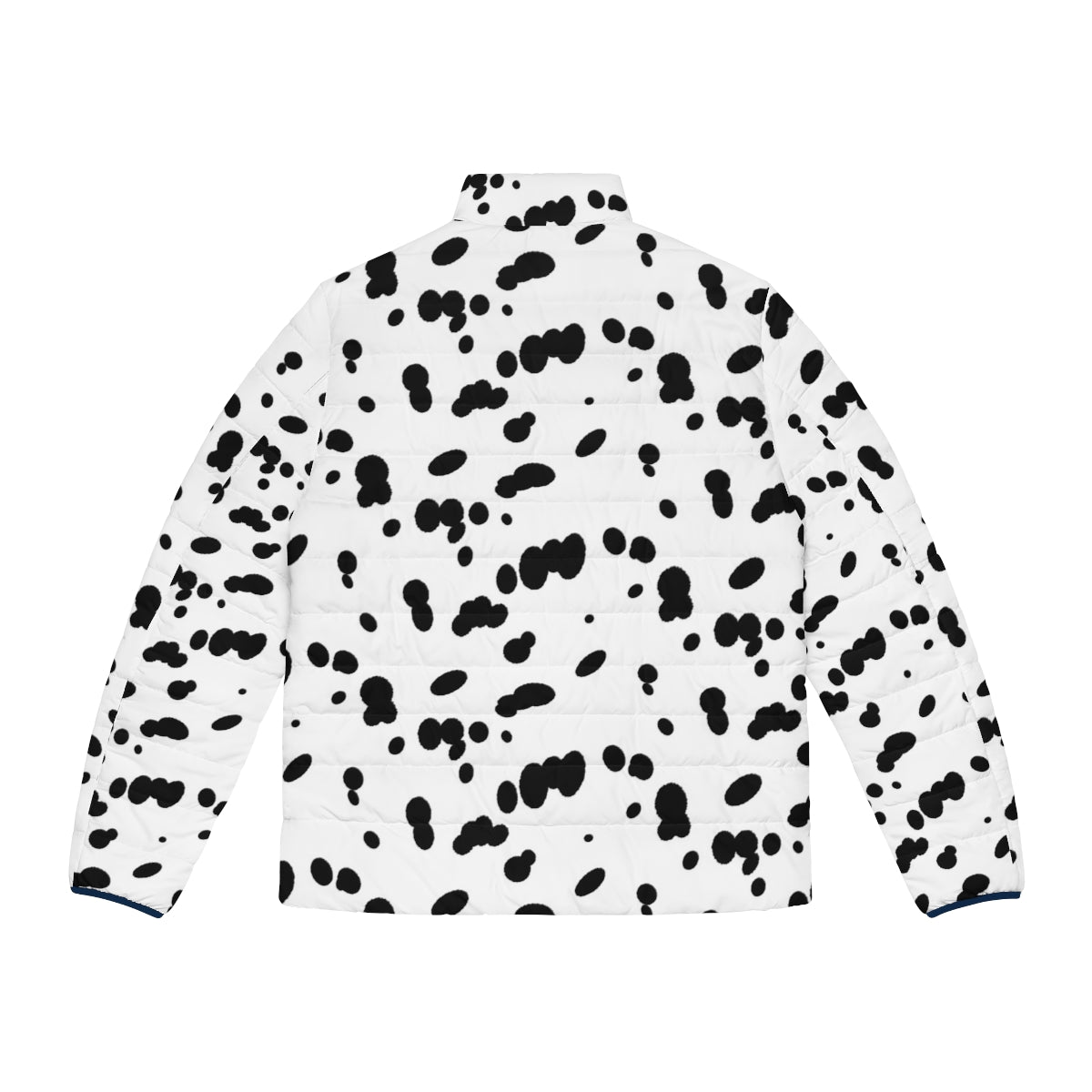 Dalmatian-patterned puffer jacket for dog lovers - Back