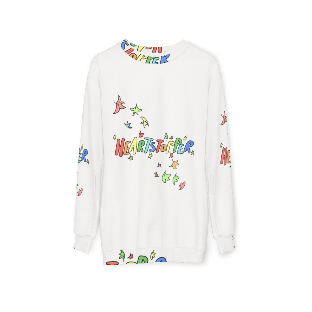 Heartstopper Autumn Leaves Sweatshirt - hanging