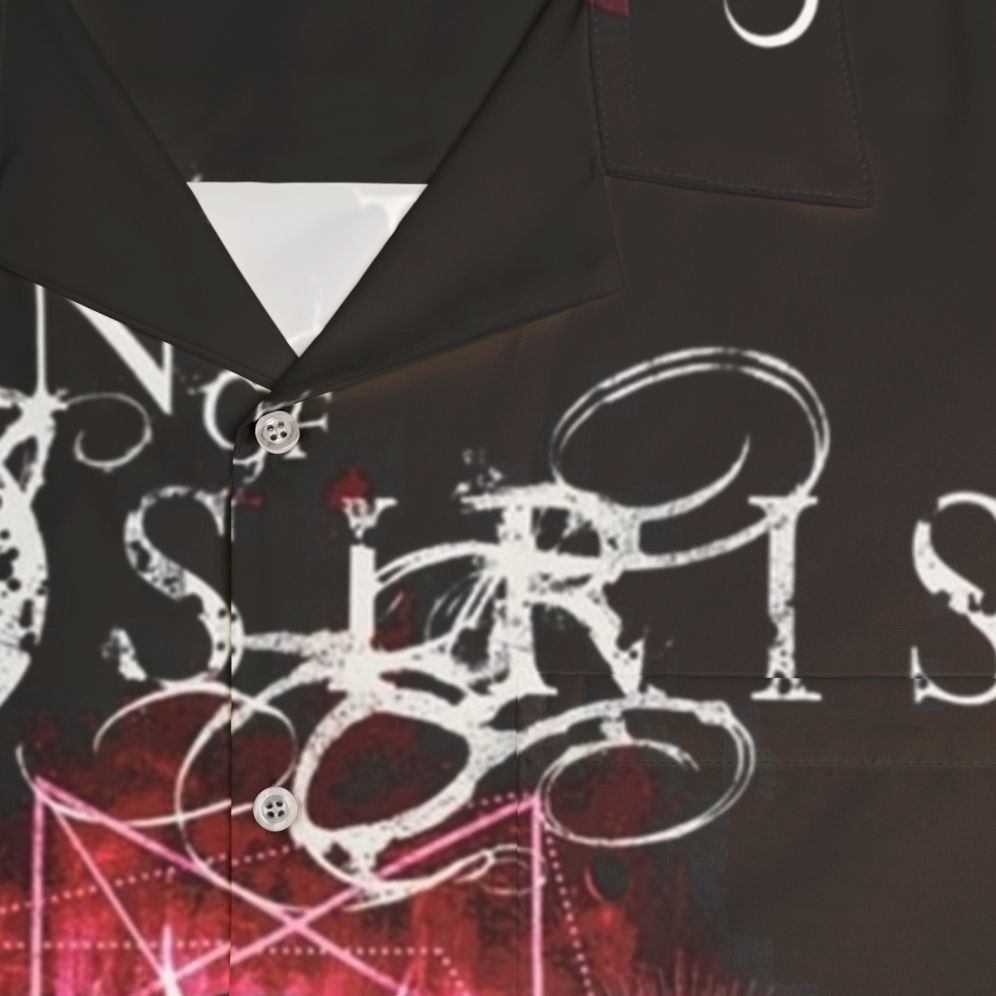 Born Of Osiris Abstract Chaos Hawaiian Shirt - Detail