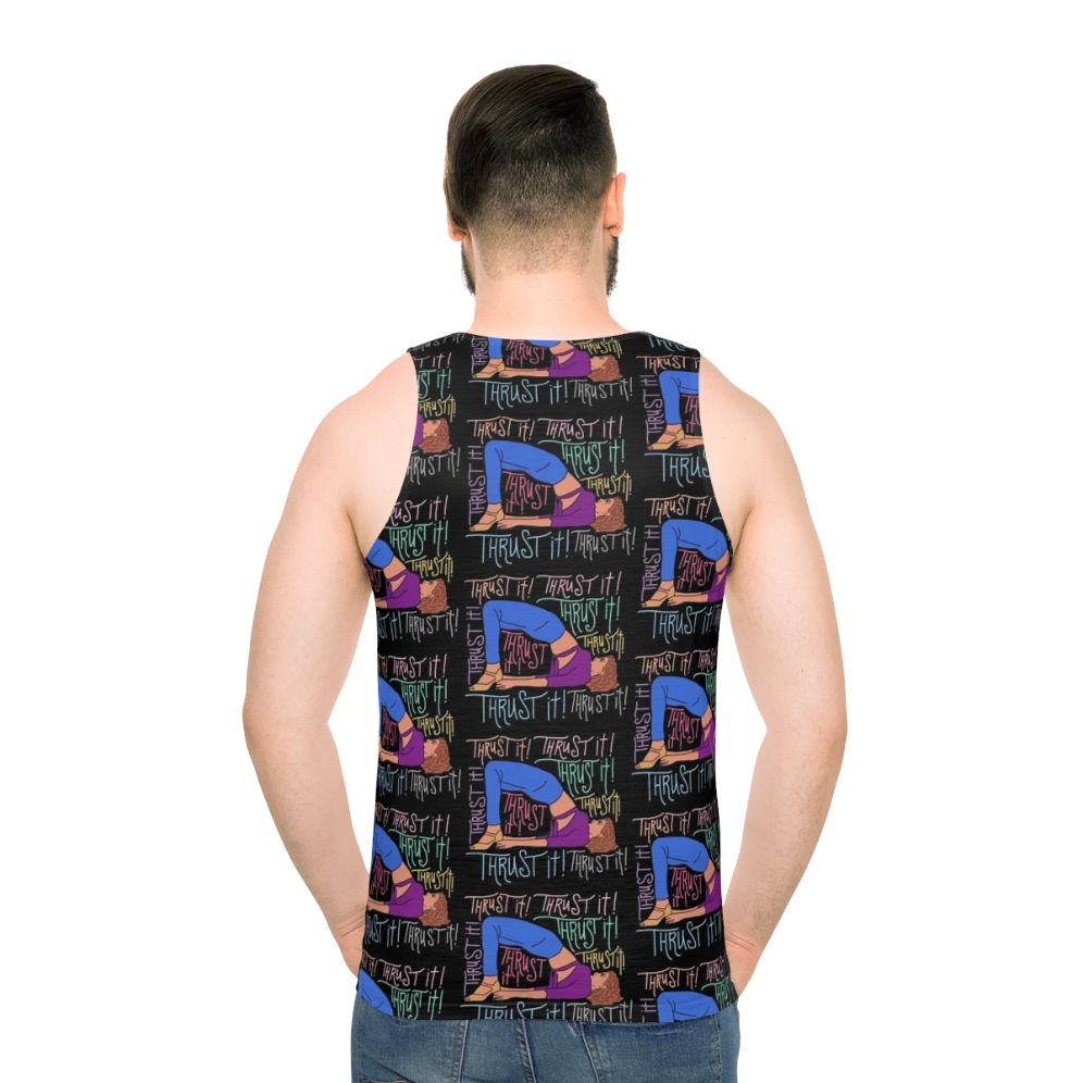 Unisex graphic tank top for showgirls fans - men back