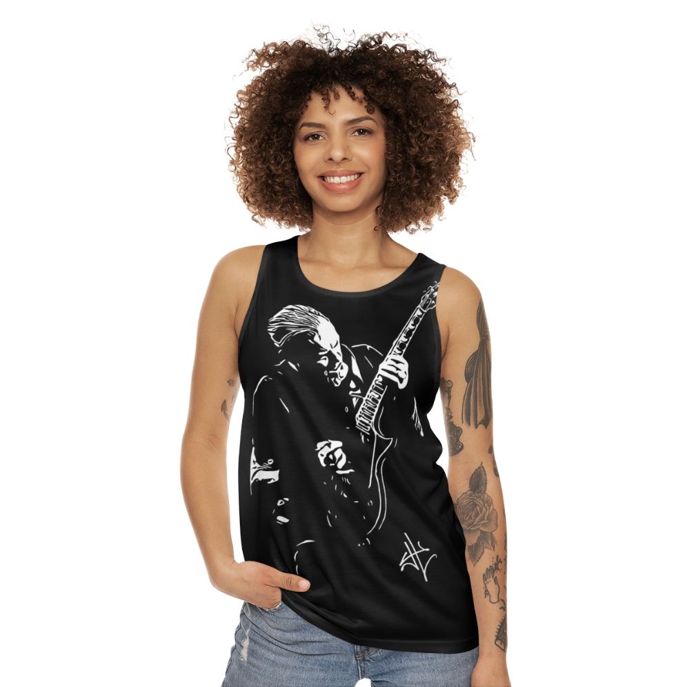 James Hetfield Metallica Vector Art Unisex Tank Top - women