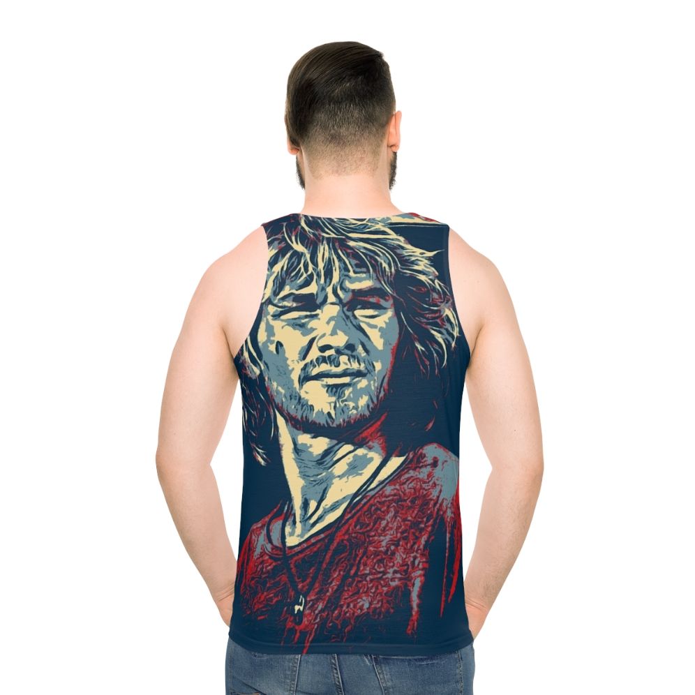 Patrick Swayze Unisex Tank Top - men back