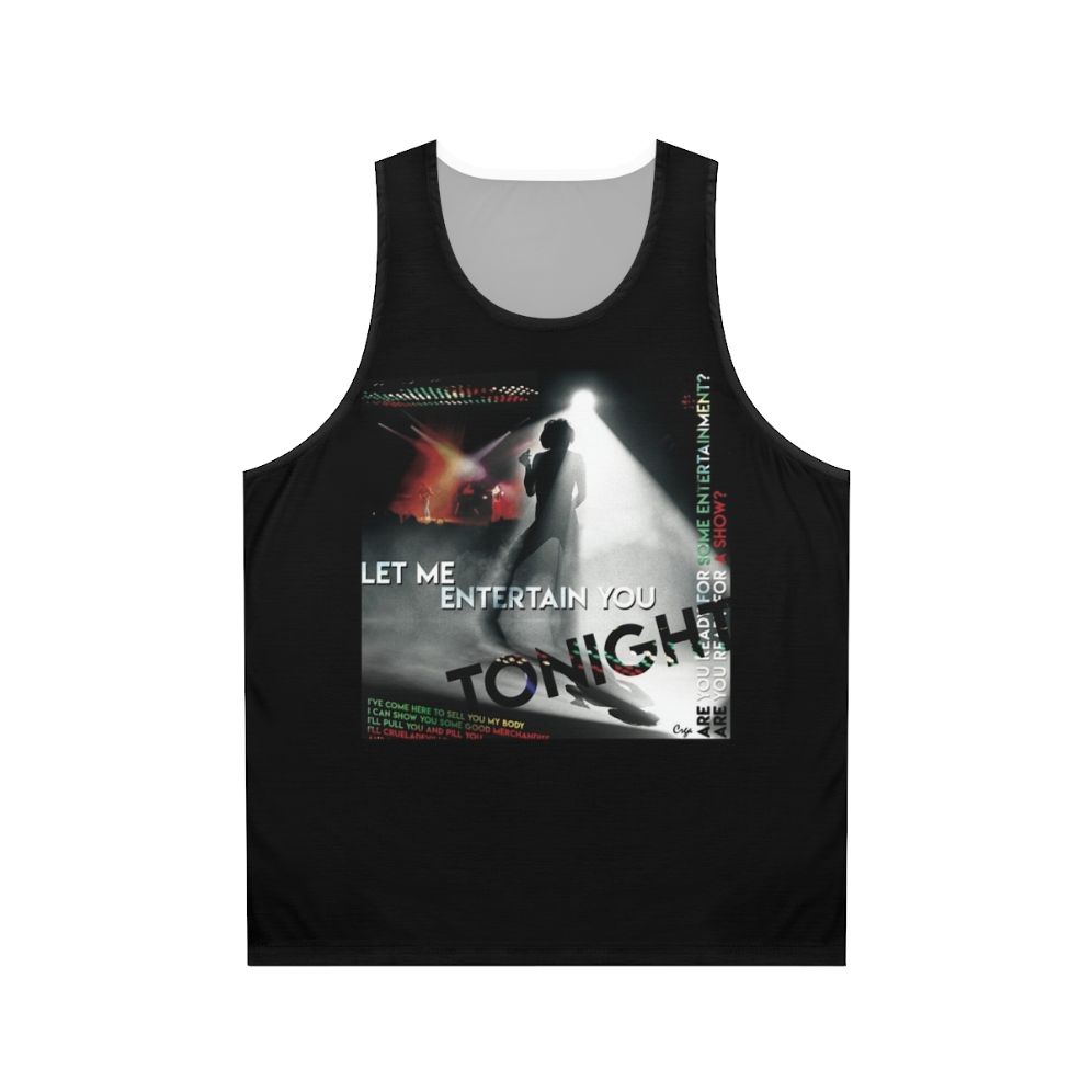 Retro 70s music lover unisex tank top