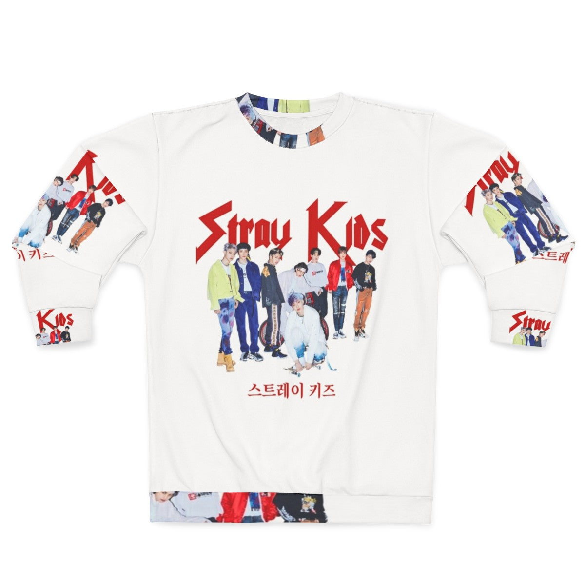 Stray Kids Korean Pop Band Sweatshirt