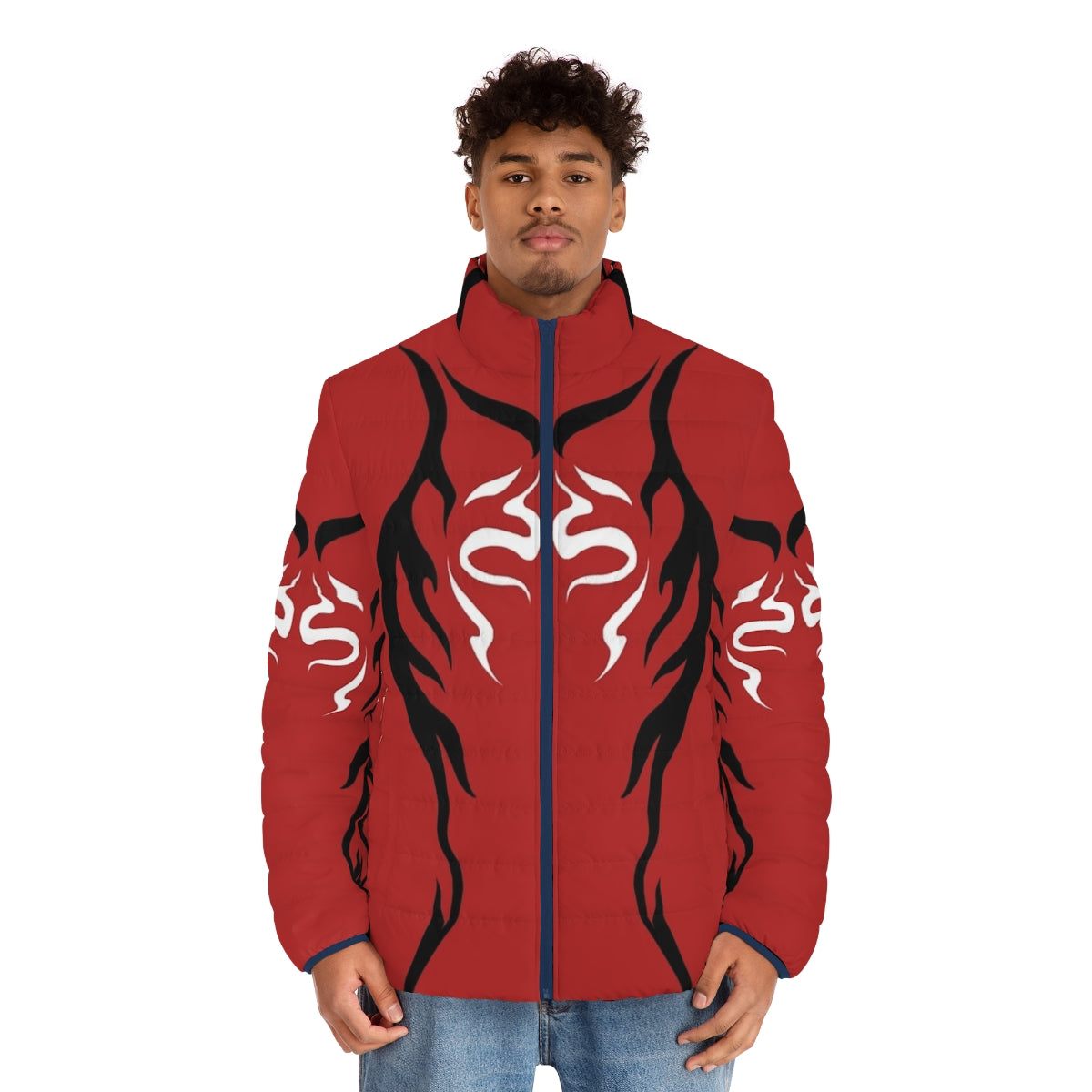 Ahsoka Tano inspired Star Wars Togruta puffer jacket - men front