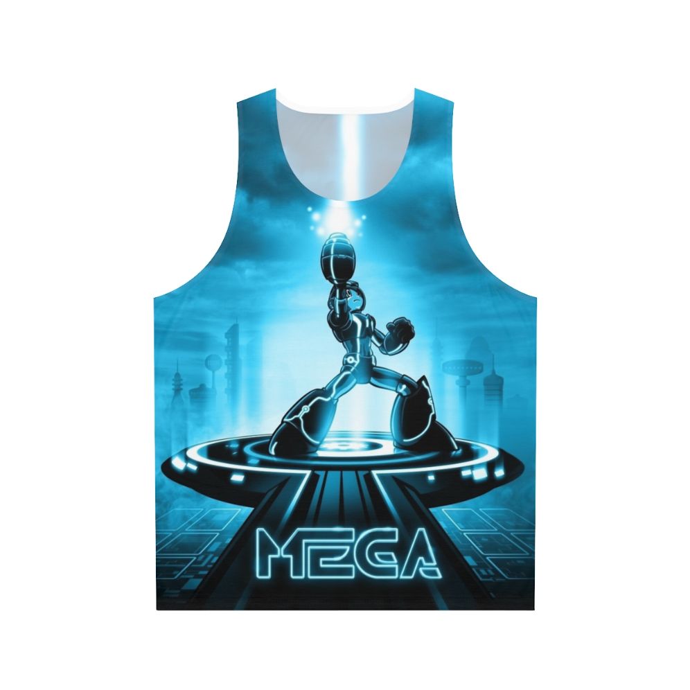 Retro Mega Man x Tron Legacy Unisex Tank Top