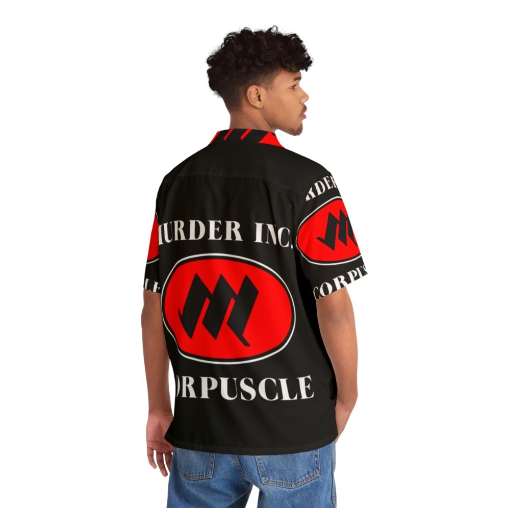 Murder Inc Corpuscle Hawaiian Shirt with Industrial Music Inspired Design - People Back