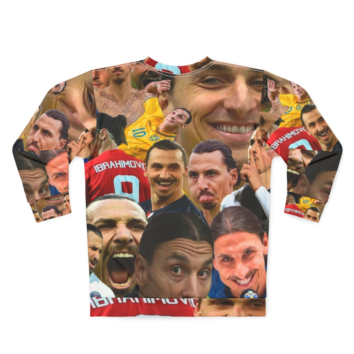 Zlatan Ibrahimovic Soccer Sweatshirt - Back