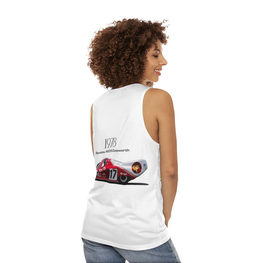 Vintage Rondeau M378 Cosworth race car tank top - women back