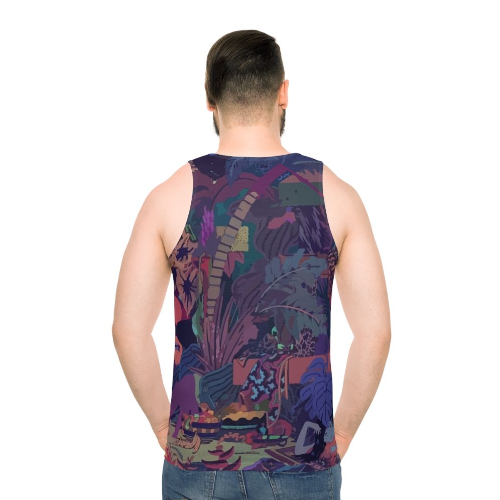 Glass Animals Zaba Unisex Tank Top with Colorful Graphics - men back