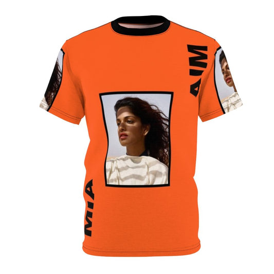 Abstract graphic design t-shirt inspired by Mia's 'Aim' album