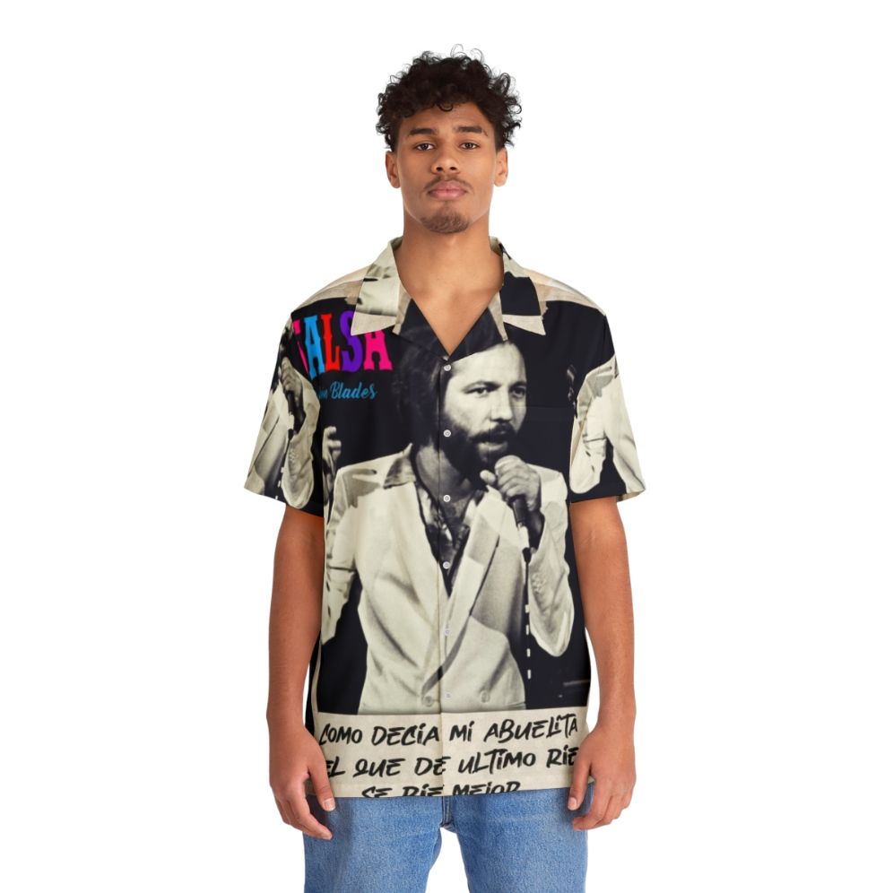 Ruben Blades "Decisiones" Hawaiian Shirt - People Front