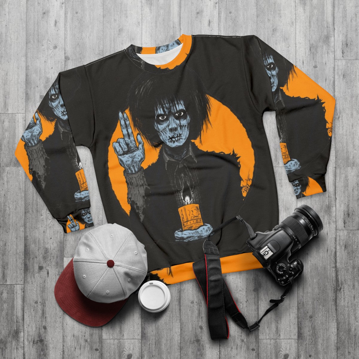 Halloween Saints Billy Butcherson Inspired Sweatshirt - flat lay