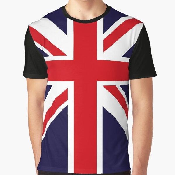 Union Jack Rose Punk T-Shirt | British Flag Graphic Tee