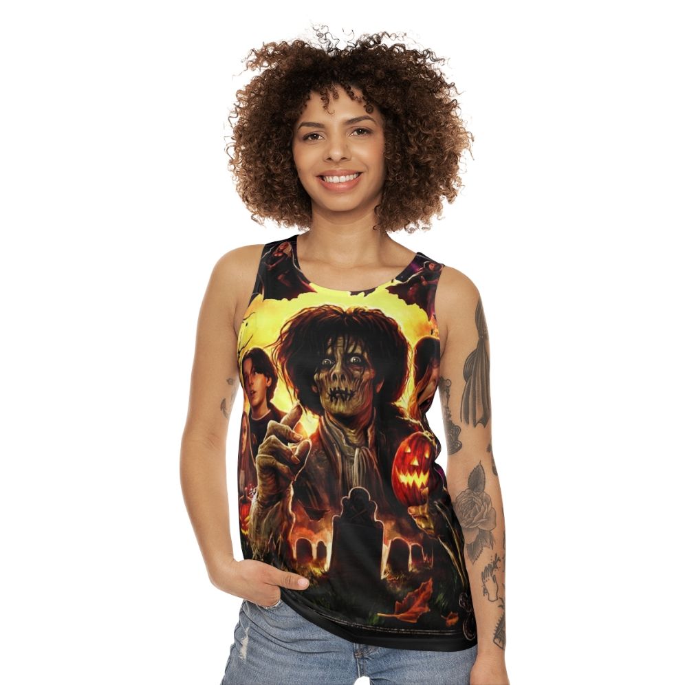 Spooky Halloween Witches Unisex Tank Top - women