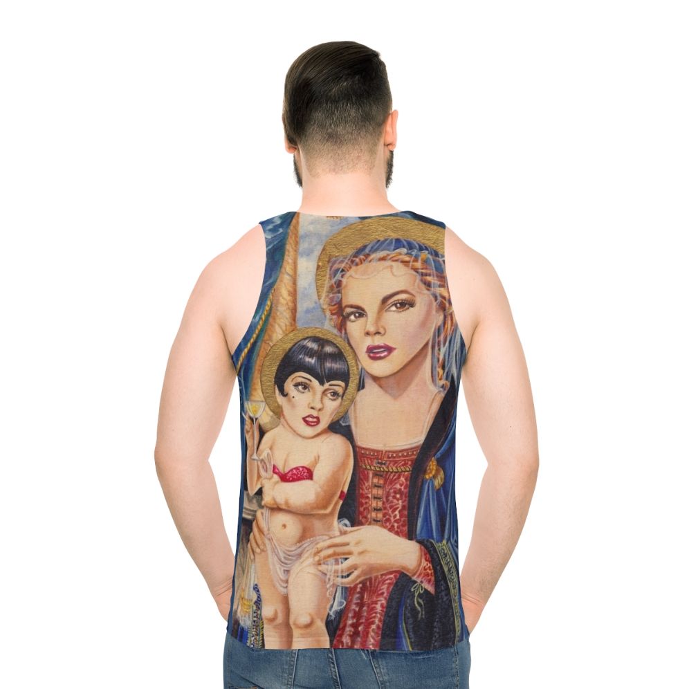 Judy Garland and Liza Minnelli Unisex Tank Top - men back