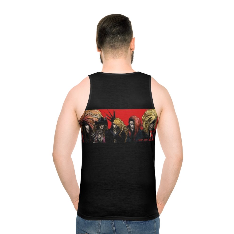 X Japan Unisex Tank Top - men back