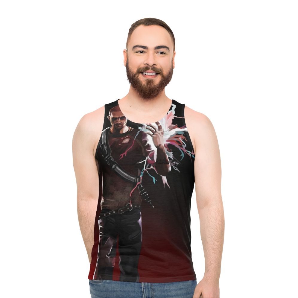 Infamous Electric Cole McGrath Unisex Tank Top - men