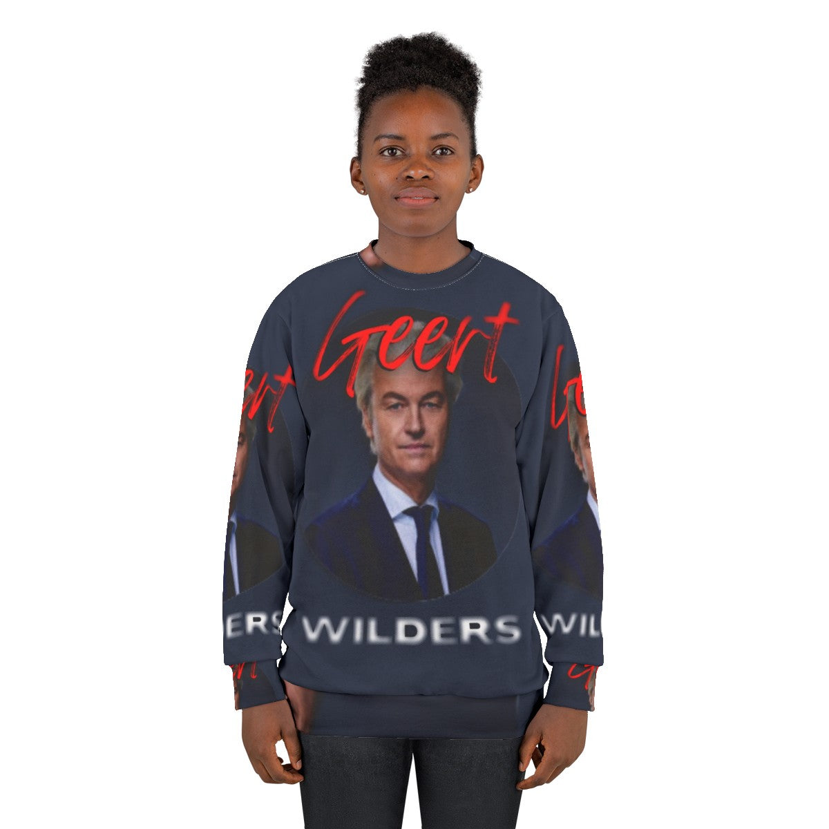 Geert Wilders Sweatshirt featuring the Dutch Populist Party (PVV) logo - women