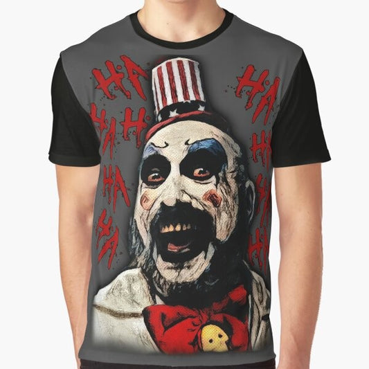 Captain Spaulding from the horror movie House of 1000 Corpses and The Devil's Rejects graphic t-shirt