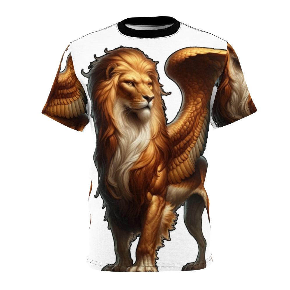 Mystical griffin fantasy art t-shirt design