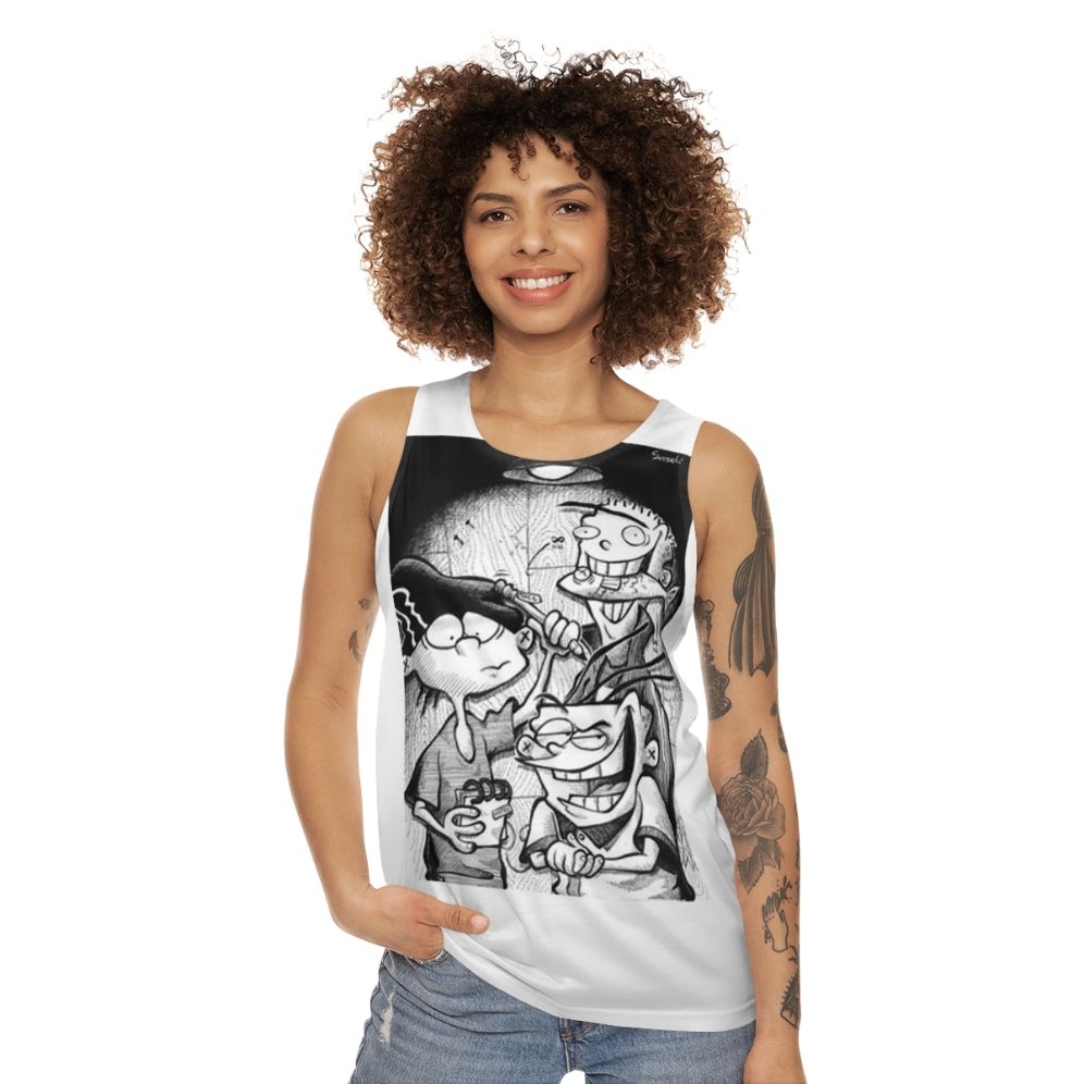 Ed Edd and Eddy Cartoon Network Anime Unisex Tank Top - women