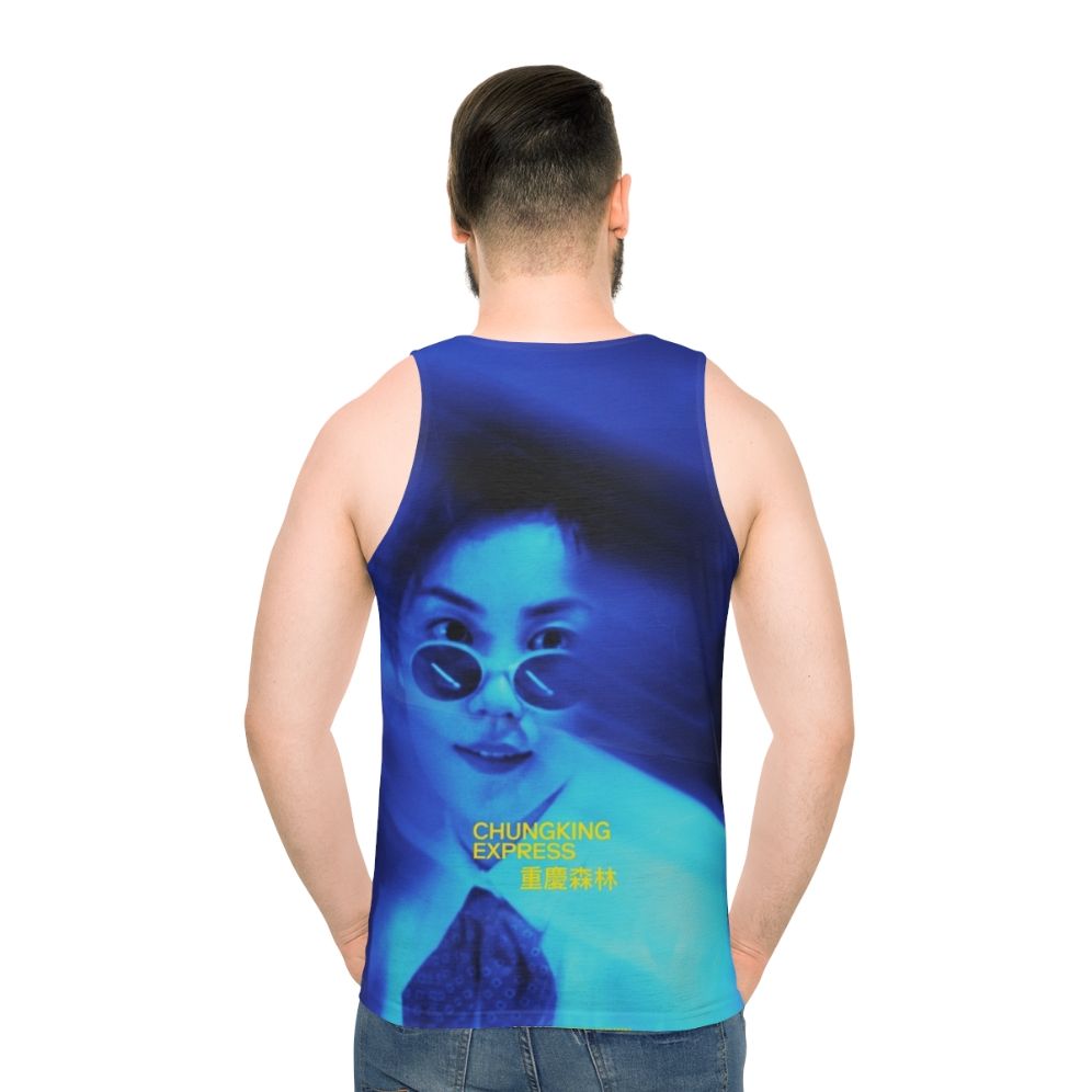 Chungking Express Wong Kar Wai Movie Graphic Unisex Tank Top - men back