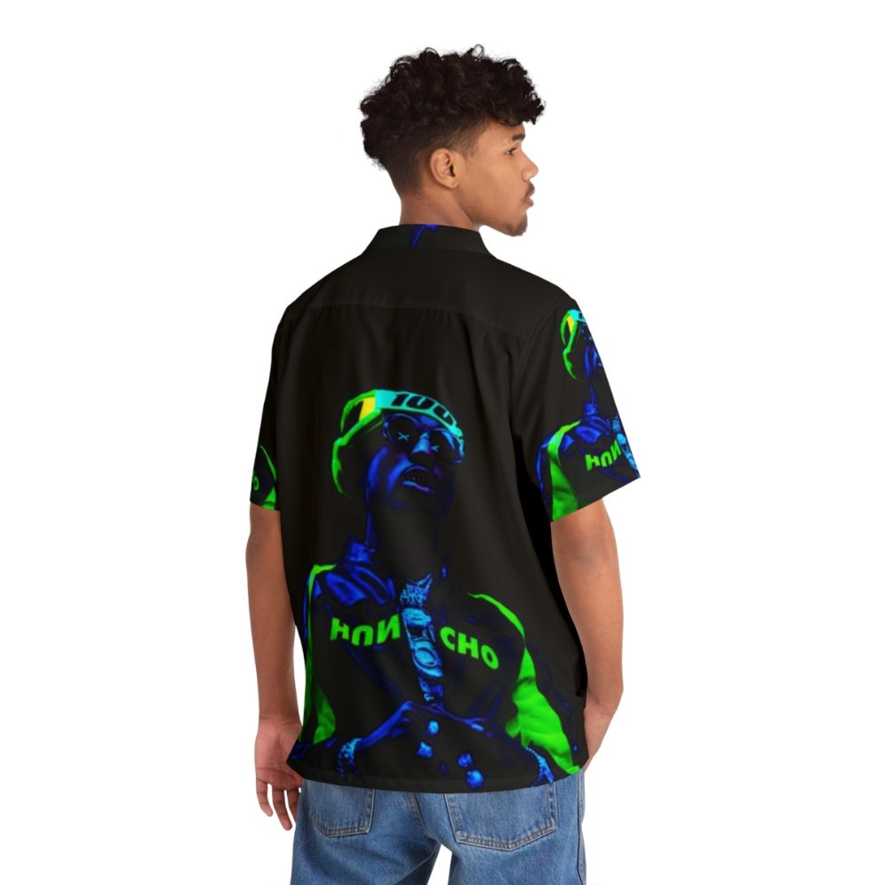 Quavo Neon Hawaiian Shirt - People Back