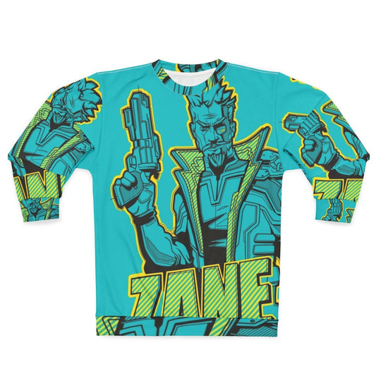 Borderlands Zane Flynt Sweatshirt with Vector Design