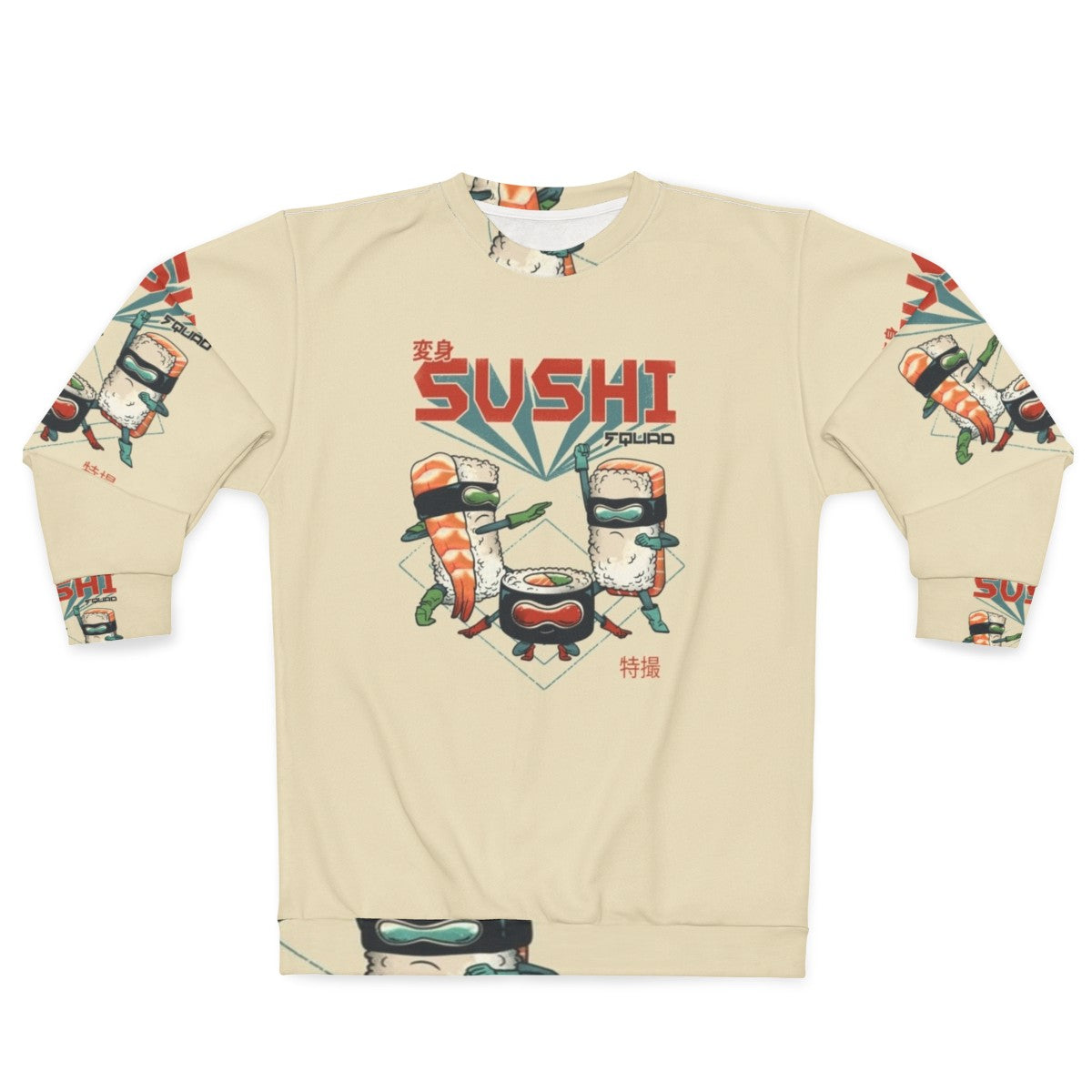 Sushi Squad Sweatshirt - Anime Inspired Fashion