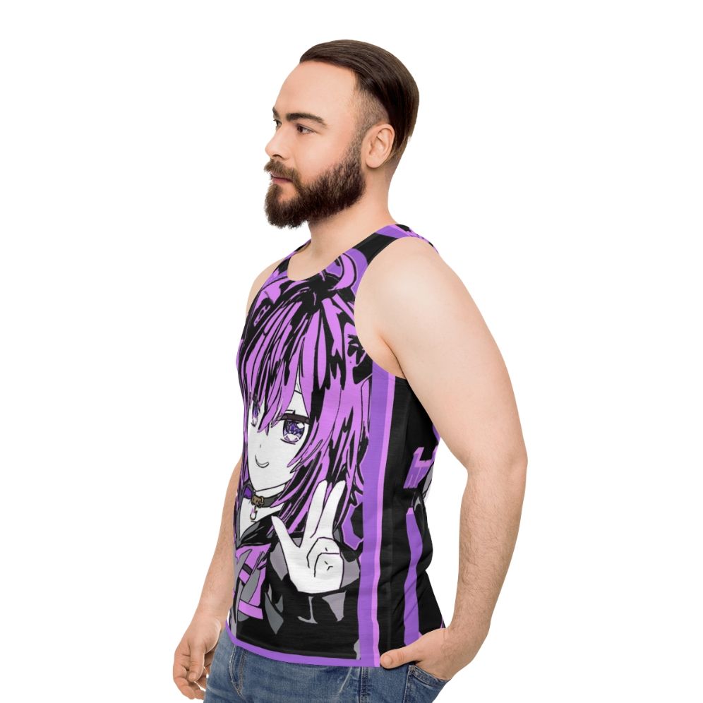 Hololive Gamers Nekomata Okayu Unisex Tank Top - men side