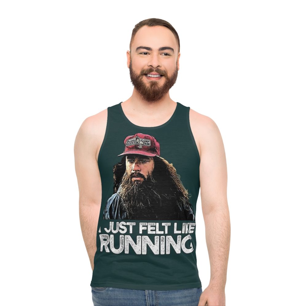 Forrest Gump inspired "I Just Felt Like Running" unisex tank top - men