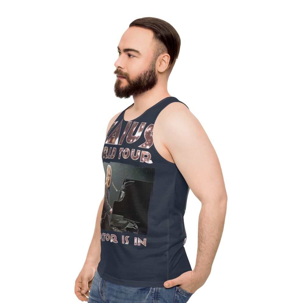 Zaius World Tour Unisex Tank Top - men side