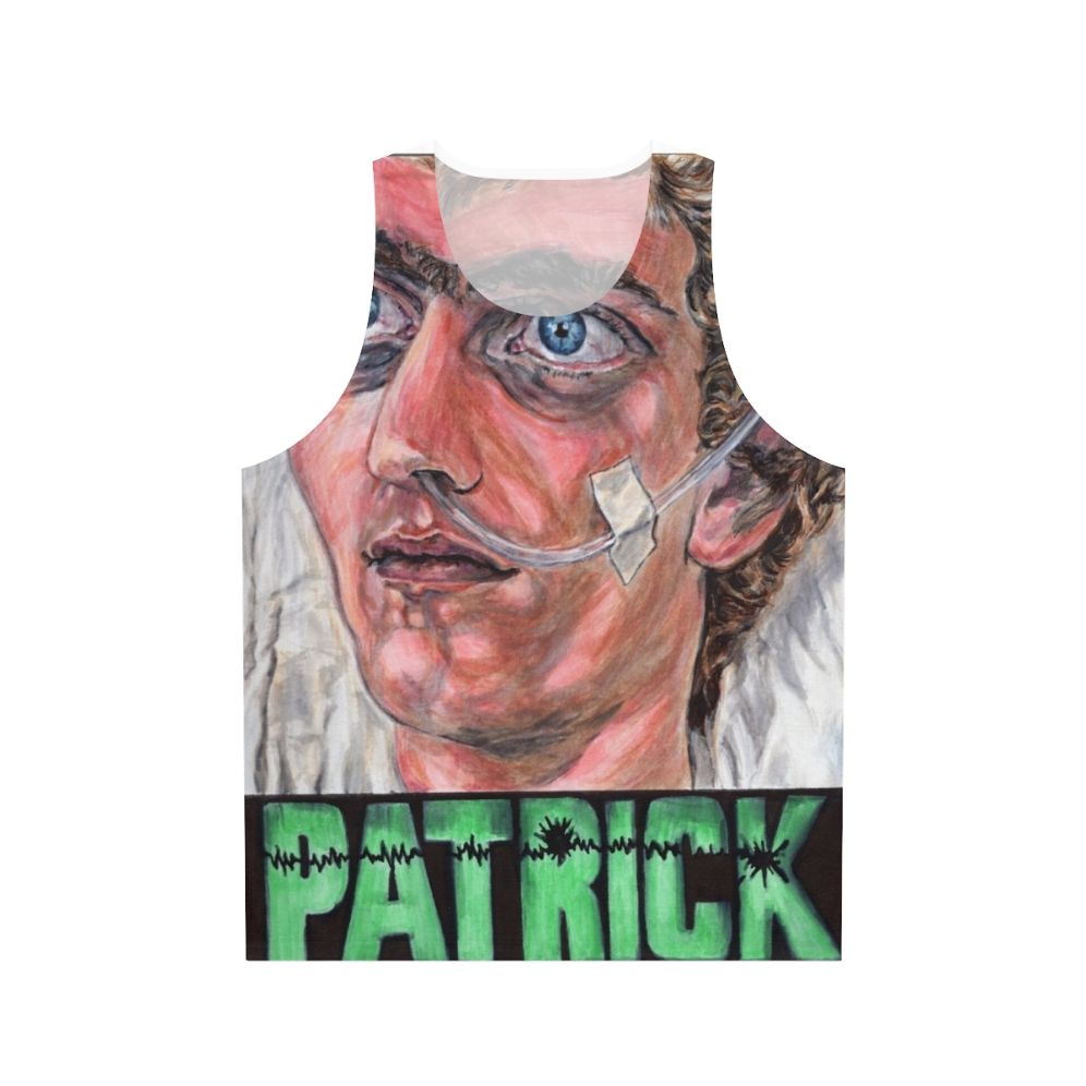 Unisex tank top featuring horror movie from 70s Australian cinema