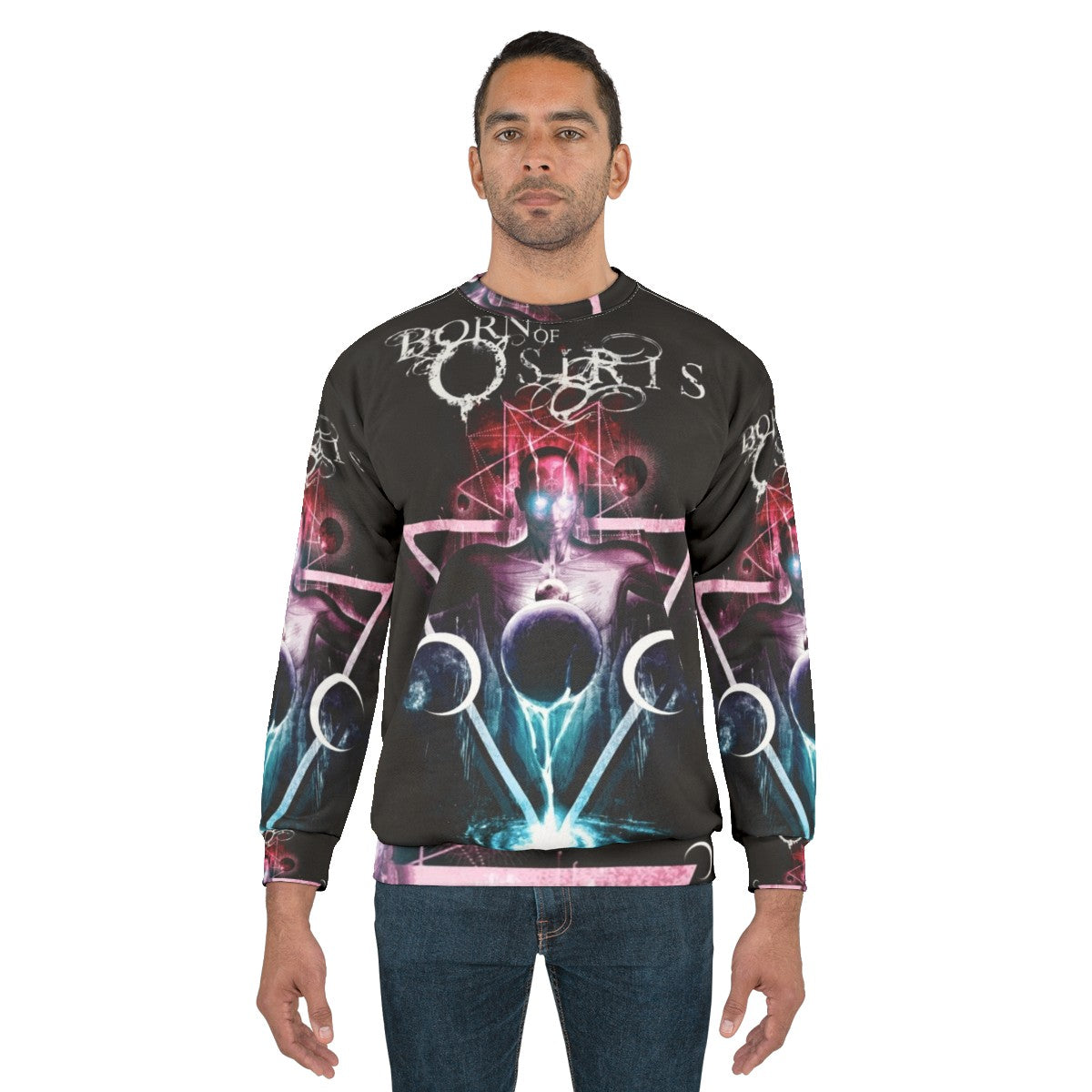 Born Of Osiris Abstract Chaos Metalcore Sweatshirt - men