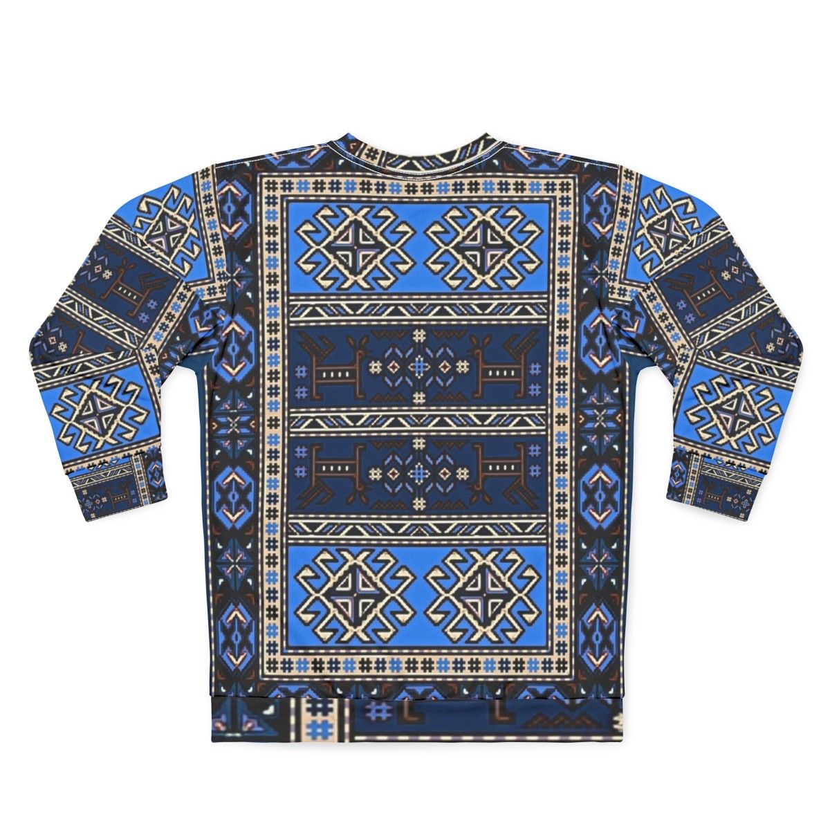 Authentic Armenian art pattern sweatshirt - Back