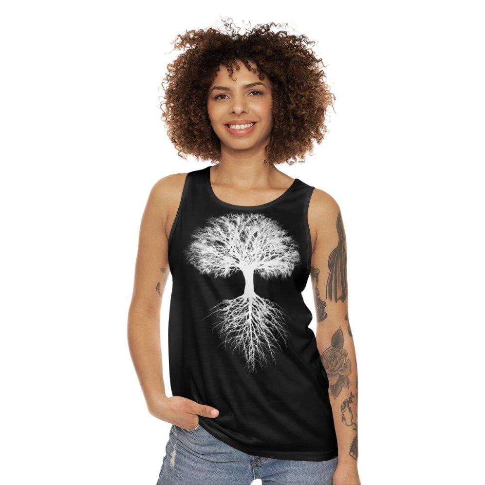 Eco-friendly tree of life unisex tank top - women