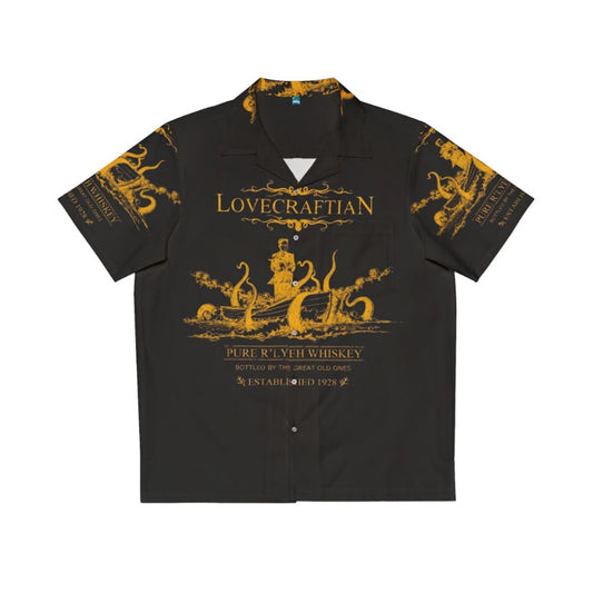 Lovecraftian Cthulhu R'lyeh Whiskey Hawaiian Shirt