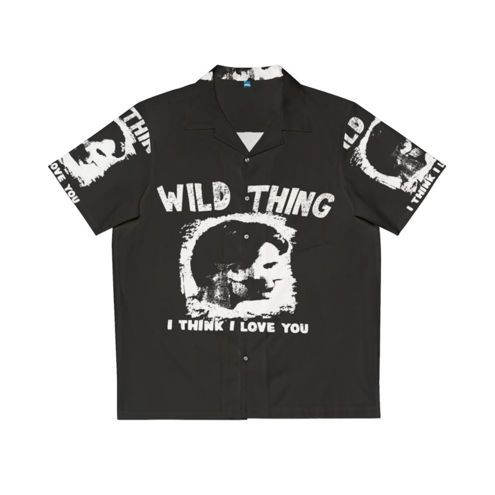 Wild Thing Major League Hawaiian Shirt featuring Charlie Sheen character from 80s movie